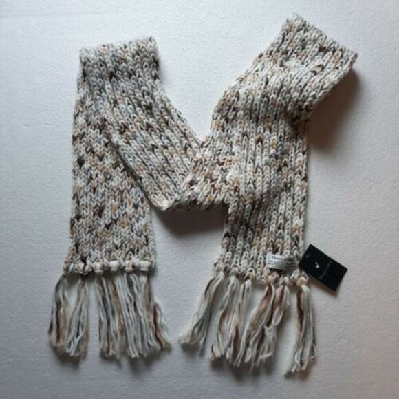 Preston & York Womens Scarf 72" Netural Multi - Picture 1 of 7